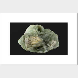 Prehnite & Epidote Mineral Cluster Posters and Art